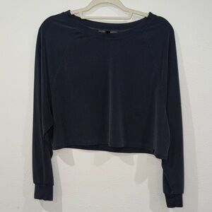 Women's VS Black Long Sleeve Top